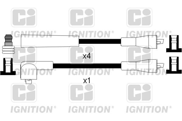 QUINTON HAZELL Augstsprieguma vadu komplekts XC786